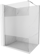 Mexen Kioto prostor za tuširanje Walk-in 120 x 200 cm, prozirno/mraz 8 mm, krom - 800-120-101-01-35