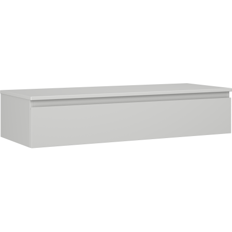 Mexen Orio Badezimmerschrank unter dem Waschbecken 120 cm mit Arbeitsplatte, 1 Schublade, graumatt - 91A10-12023-1-BFC62