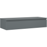 Mexen Orio Badezimmer-Unterschrank 120 cm mit Arbeitsplatte, 1 Schublade, matt Graphit - 91A10-12023-1-BFC66