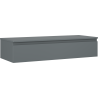 Mexen Orio szafka łazienkowa podumywalkowa 120 cm z blatem, 1 szuflada, grafit mat - 91A10-12023-1-BFC66