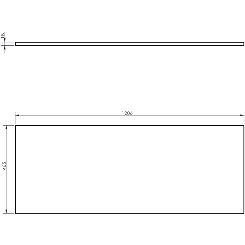 Mexen Orio szafka łazienkowa podumywalkowa 120 cm z blatem, 1 szuflada, czarna połysk - 91A10-12023-1-BFC70