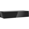 Mexen Orio mueble de baño para lavabo de 120 cm con encimera, 1 cajón, negro brillo - 91A10-12023-1-BFC70