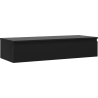 Mexen Orio 120 cm Bathroom Cabinet with Countertop, 1 Drawer, Matte Black - 91A10-12023-1-BFC71