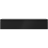 Mexen Orio 120 cm Bathroom Cabinet with Countertop, 1 Drawer, Matte Black - 91A10-12023-1-BFC71