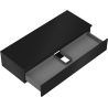 Mexen Orio Badezimmerunterschrank 120 cm mit Arbeitsplatte, 1 Schublade, schwarz matt - 91A10-12023-1-BFC71
