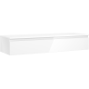 Mexen Orio armario de baño para lavabo de 140 cm con encimera, 1 cajón, blanco brillante - 91A10-14023-1-BFC00