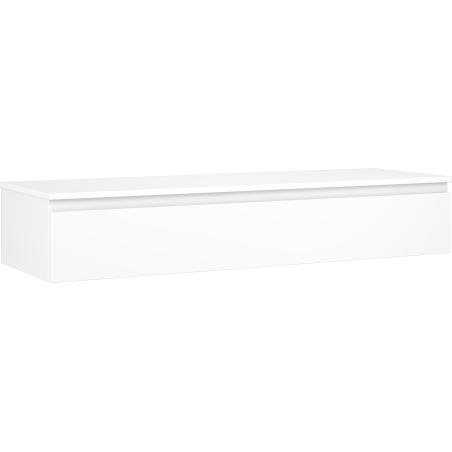 Mexen Orio meuble de salle de bain sous-vasque 140 cm avec plateau, 1 tiroir, blanc mat - 91A10-14023-1-BFC01