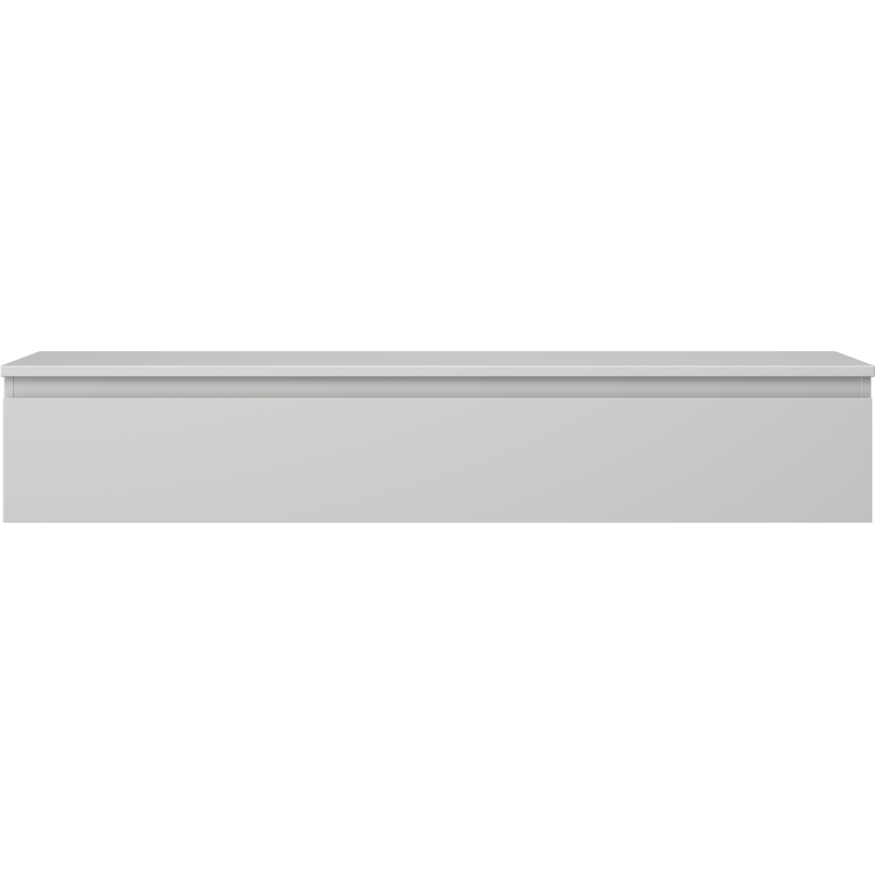 Mexen Orio mobile da bagno sotto lavabo 140 cm con piano, 1 cassetto, grigio opaco - 91A10-14023-1-BFC62