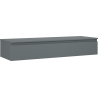Mexen Orio ormarić za kupaonicu ispod umivaonika 140 cm s pločom, 1 ladica, grafit mat - 91A10-14023-1-BFC66