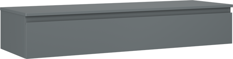 Mexen Orio kopalniška omarica 140 cm z blagovno znamko, 1 predal, mat grafit - 91A10-14023-1-BFC66