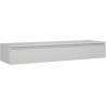 Mexen Orio Badezimmerschrank unter Waschbecken 160 cm mit Arbeitsplatte, 1 Schublade, grau matt - 91A10-16023-1-BFC62