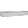 Mexen Orio szafka łazienkowa podumywalkowa 160 cm z blatem, 1 szuflada, szara mat - 91A10-16023-1-BFC62