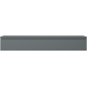 Mexen Orio badkamerkast onder wasbak 160 cm met blad, 1 lade, grafiet mat - 91A10-16023-1-BFC66
