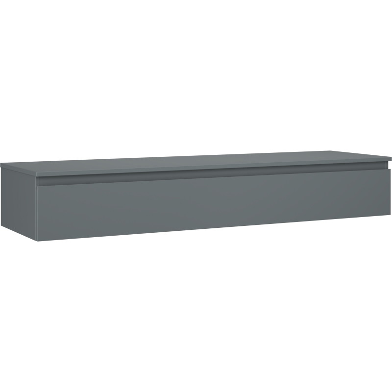 Mexen Orio vannitoakapp alusega 160 cm, 1 sahtel, matt grafiit - 91A10-16023-1-BFC66