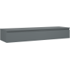 Mexen Orio badkamerkast onder wasbak 160 cm met blad, 1 lade, grafiet mat - 91A10-16023-1-BFC66