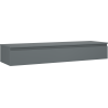 Mexen Orio szafka łazienkowa podumywalkowa 160 cm z blatem, 1 szuflada, grafit mat - 91A10-16023-1-BFC66