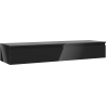 Mexen Orio 160 cm Bathroom Cabinet with Countertop, 1 Drawer, Black Gloss - 91A10-16023-1-BFC70