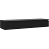Mexen Orio Badezimmerschrank 160 cm mit Arbeitsplatte, 1 Schublade, schwarz matt - 91A10-16023-1-BFC71