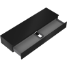 Mexen Orio Badezimmerschrank 160 cm mit Arbeitsplatte, 1 Schublade, schwarz matt - 91A10-16023-1-BFC71