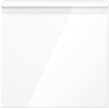 Mexen Orio badkamerkastje voor wastafel 50 cm met blad, 1 lade, witte glans - 91A10-05047-1-BFC00
