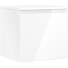 Mexen Orio badkamerkastje voor wastafel 50 cm met blad, 1 lade, witte glans - 91A10-05047-1-BFC00