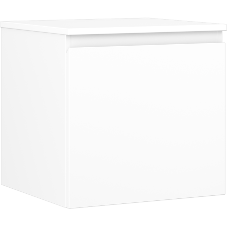 Mexen Orio szafka łazienkowa podumywalkowa 50 cm z blatem, 1 szuflada, biała mat - 91A10-05047-1-BFC01