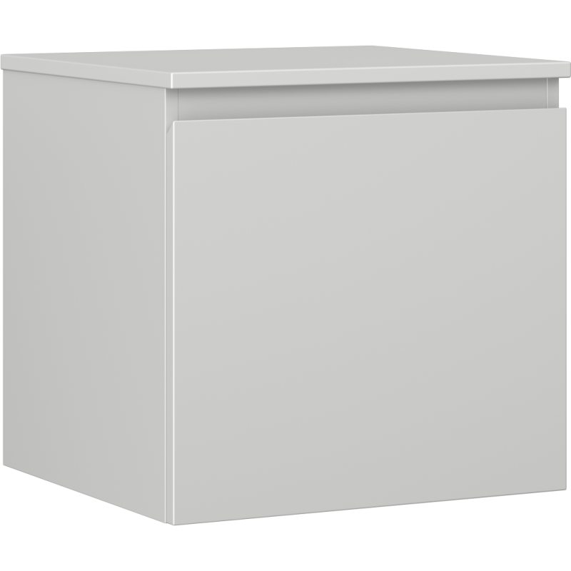 Mexen Orio 50 cm kylpyhuoneen pesuallaskaappi, jossa on taso, 1 laatikko, harmaa matta - 91A10-05047-1-BFC62