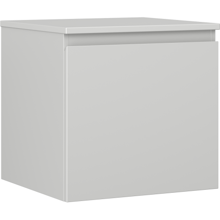 Mexen Orio bathroom cabinet for washbasin 50 cm with countertop, 1 drawer, gray matte - 91A10-05047-1-BFC62
