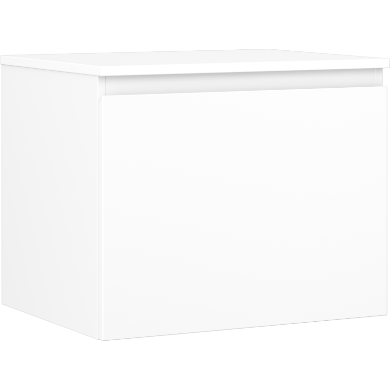 Mexen Orio szafka łazienkowa podumywalkowa 60 cm z blatem, 1 szuflada, biała mat - 91A10-06047-1-BFC01