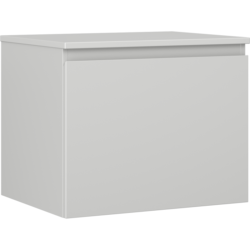 Mexen Orio 60 cm Bathroom Vanity Unit with Countertop, 1 Drawer, Matte Grey - 91A10-06047-1-BFC62