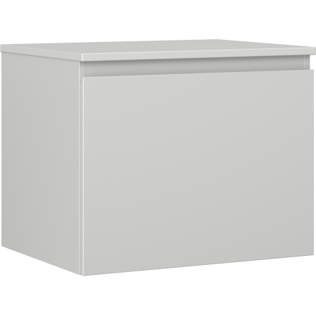 Mexen Orio Badezimmerschrank unter Waschbecken 60 cm mit Arbeitsplatte, 1 Schublade, Grau Matt - 91A10-06047-1-BFC62