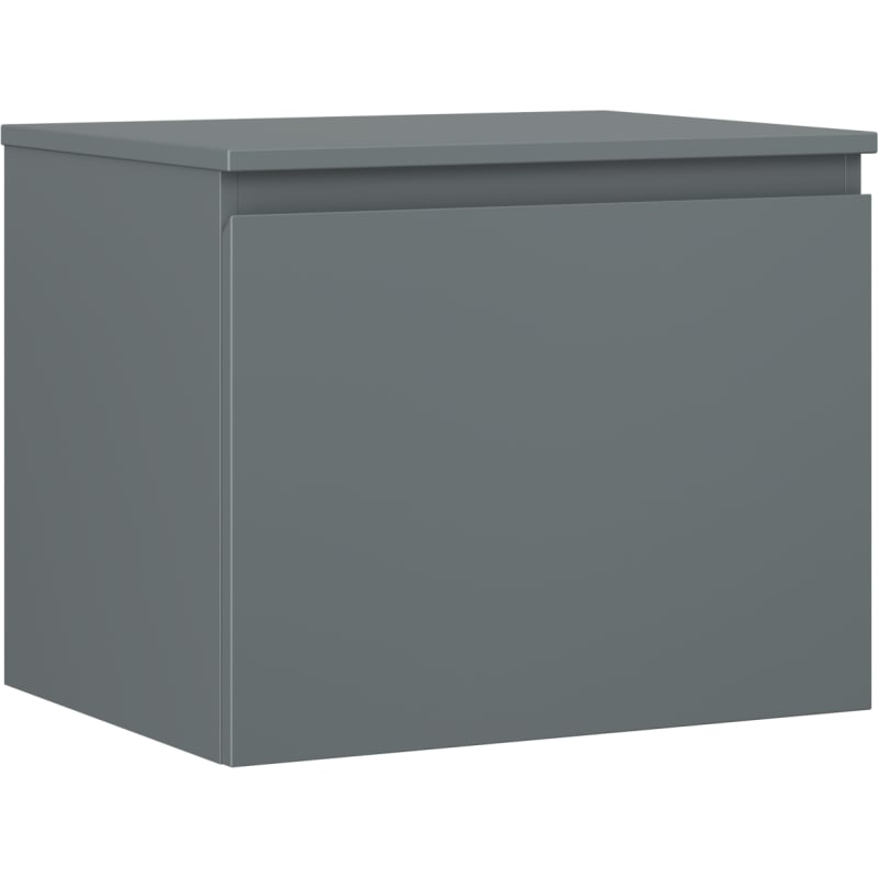 Mexen Orio kupaonski ormaric ispod lavaboa 60 cm s plocom, 1 ladica, grafit mat - 91A10-06047-1-BFC66