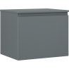 Mexen Orio 60 cm Bathroom Cabinet with Countertop, 1 Drawer, Matte Graphite - 91A10-06047-1-BFC66