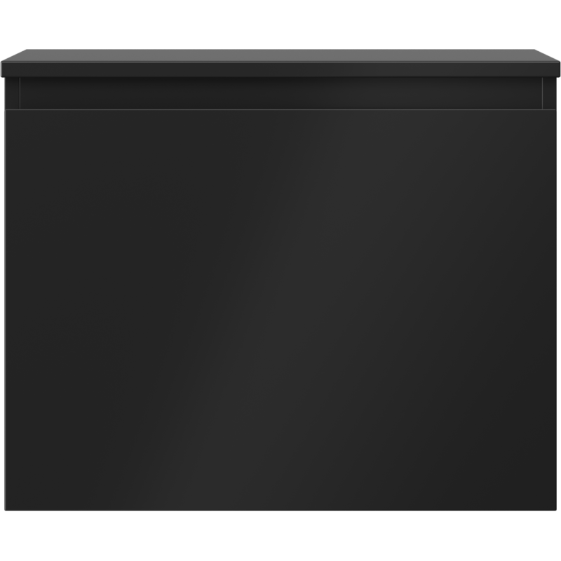 Mexen Orio badkamerkastje onder wastafel 60 cm met blad, 1 lade, zwart mat - 91A10-06047-1-BFC71