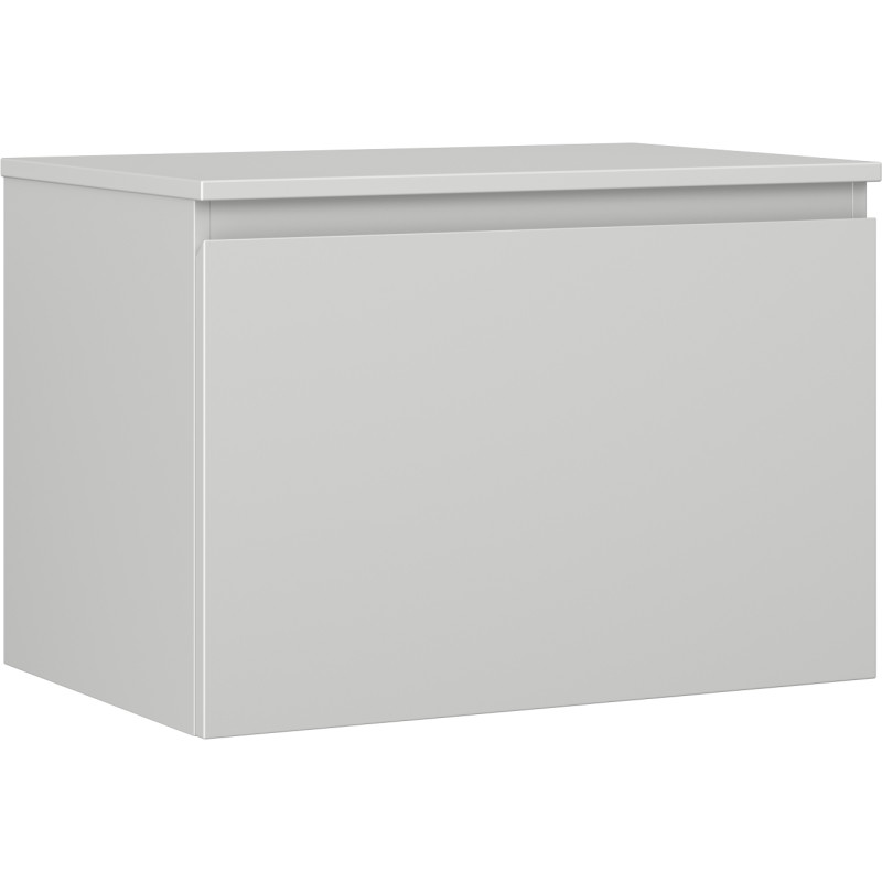 Mexen Orio kupaonski ormarić 70 cm s pločom, 1 ladica, siva mat - 91A10-07047-1-BFC62