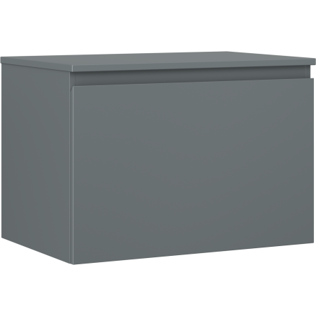 Mexen Orio Badezimmerschrank unter Waschbecken 70 cm mit Arbeitsplatte, 1 Schublade, Graphit matt - 91A10-07047-1-BFC66