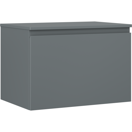 Mexen Orio bathroom cabinet under washbasin 70 cm with countertop, 1 drawer, matte graphite - 91A10-07047-1-BFC66