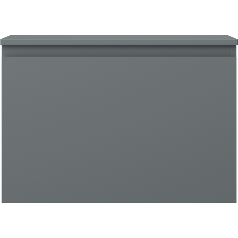 Mexen Orio badkamerkastje onder wastafel 70 cm met blad, 1 lade, mat grafiet - 91A10-07047-1-BFC66
