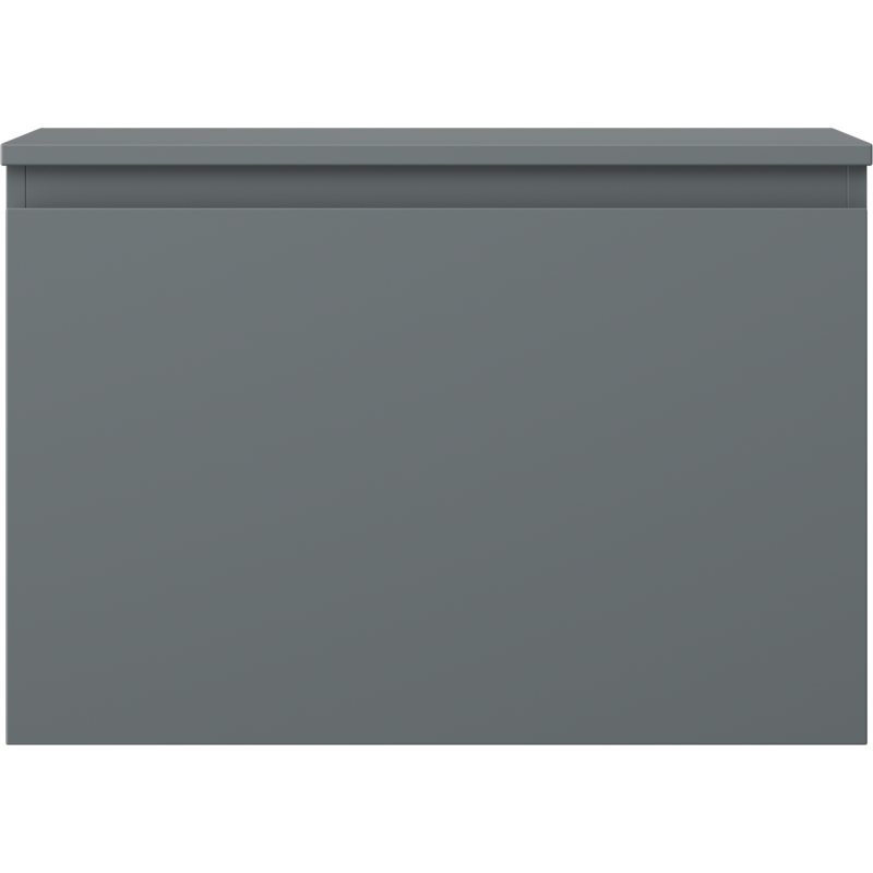 Mexen Orio bathroom cabinet under washbasin 70 cm with countertop, 1 drawer, matte graphite - 91A10-07047-1-BFC66