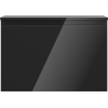 Mexen Orio Badezimmerschrank unter Waschbecken 70 cm mit Arbeitsplatte, 1 Schublade, Schwarz Glanz - 91A10-07047-1-BFC70