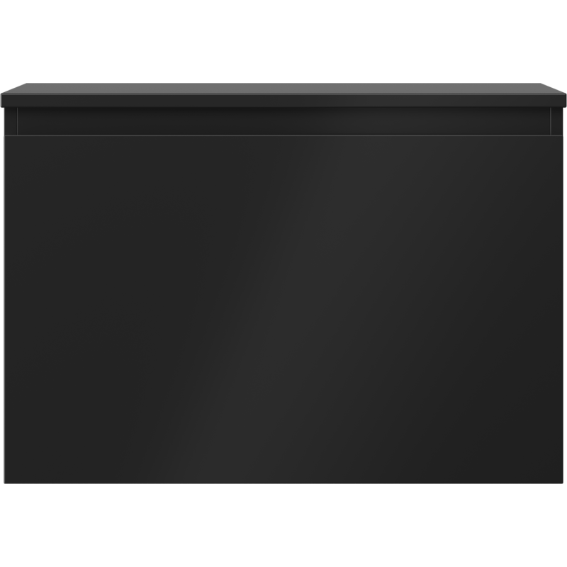 Mexen Orio badkamerkastje onder de wastafel 70 cm met blad, 1 lade, zwarte mat - 91A10-07047-1-BFC71