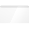 Mexen Orio Badezimmerschrank 80 cm mit Arbeitsplatte, 1 Schublade, weiß glänzend - 91A10-08047-1-BFC00