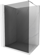 Mexen Kioto duschvägg Walk-in 70 x 200 cm, grafit 8 mm, krom - 800-070-101-01-40