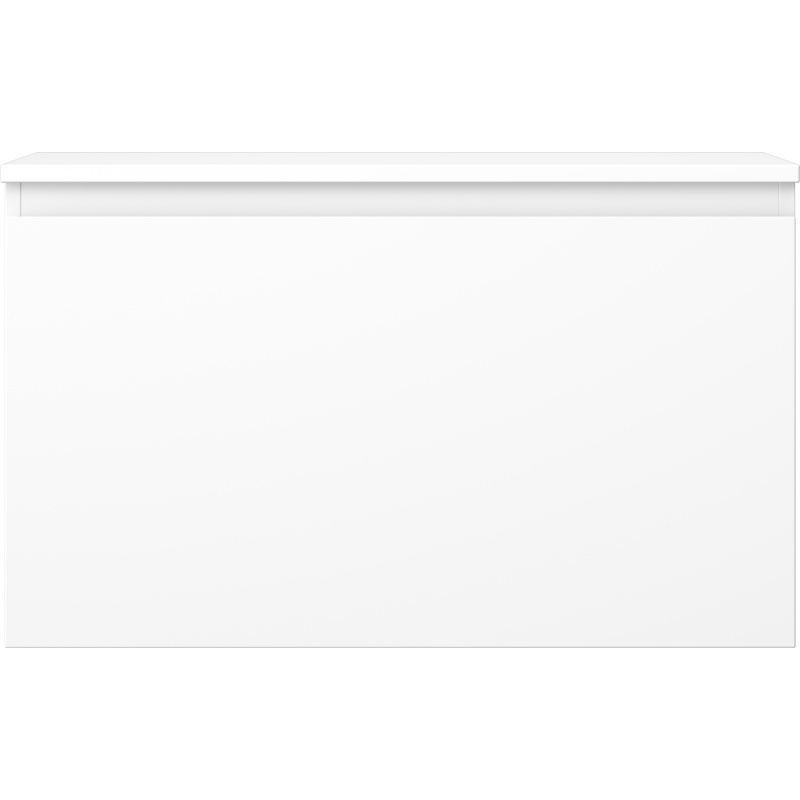 Mexen Orio bathroom cabinet for washbasin 80 cm with countertop, 1 drawer, matte white - 91A10-08047-1-BFC01