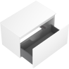 Mexen Orio Badezimmerschrank unter dem Waschbecken 80 cm mit Arbeitsplatte, 1 Schublade, weiß matt - 91A10-08047-1-BFC01