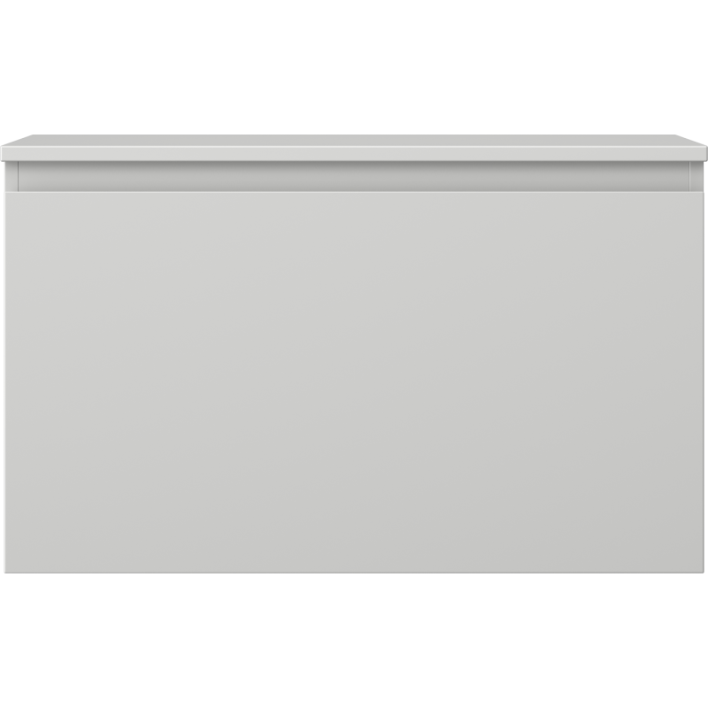 Mexen Orio Badezimmer-Unterschrank 80 cm mit Arbeitsplatte, 1 Schublade, Grau Matt - 91A10-08047-1-BFC62