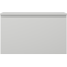 Mexen Orio badkamerkast onder wastafel 80 cm met blad, 1 lade, grijs mat - 91A10-08047-1-BFC62
