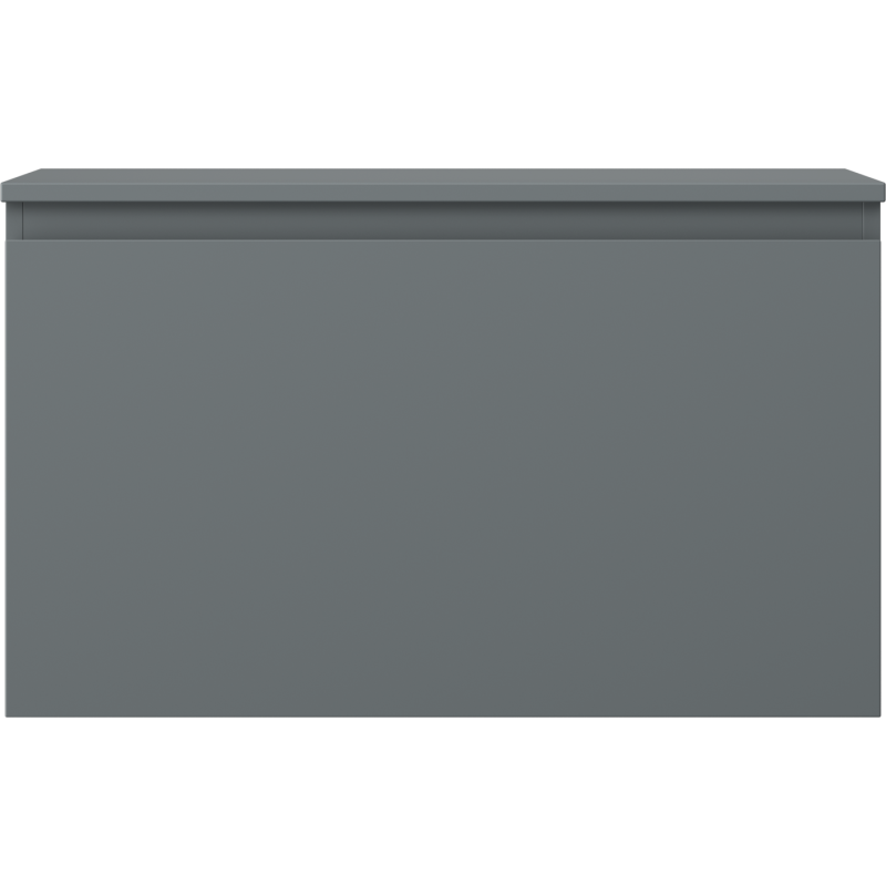 Mexen Orio Badezimmer-Unterschrank 80 cm mit Arbeitsplatte, 1 Schublade, matt graphit - 91A10-08047-1-BFC66