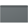 Mexen Orio Badezimmerunterschrank 80 cm mit Arbeitsplatte, 1 Schublade, Graphit matt - 91A10-08047-1-BFC66