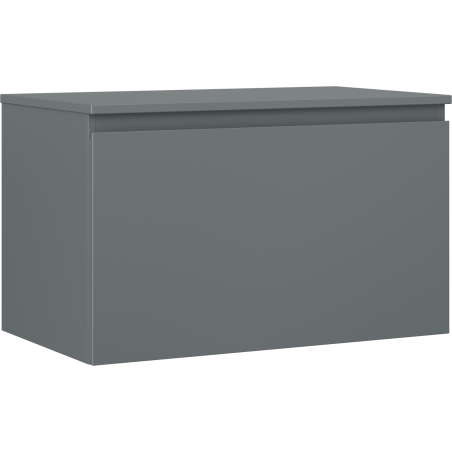 Mexen Orio meuble de salle de bains sous-lavabo 80 cm avec plateau, 1 tiroir, graphite mat - 91A10-08047-1-BFC66